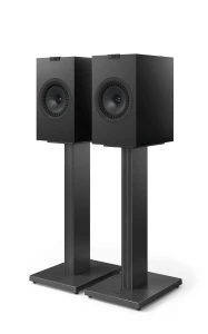 KEF Coda W (Tytanowy-Dark Titanium)+KEF SQ1 Floor Stand (Szary)